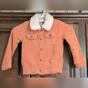 Cozy Corduroy Jacket with Sherpa Collar